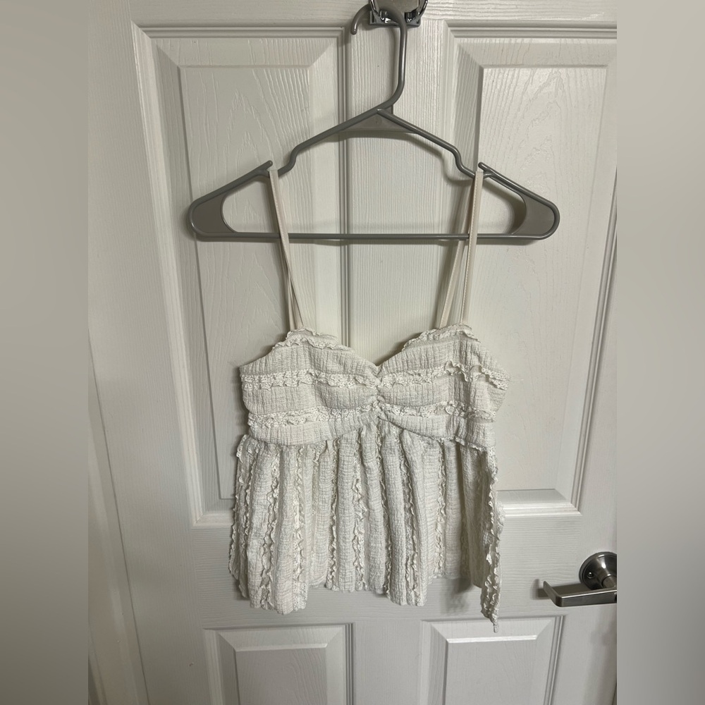 White Lace Tank